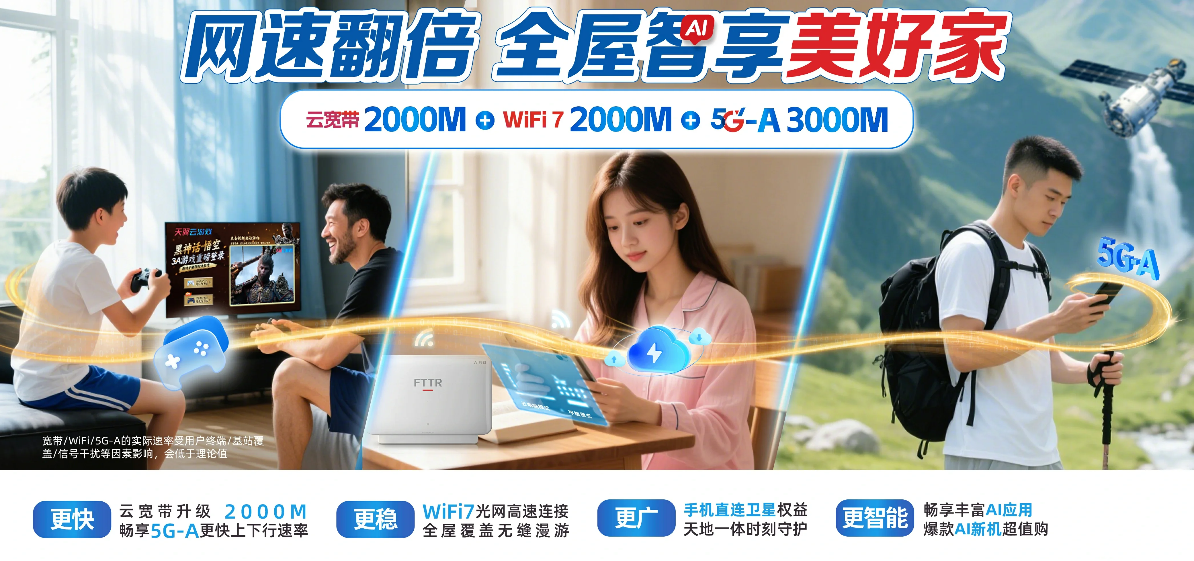 中国电信 新蔡县电信宽带 宽带套餐